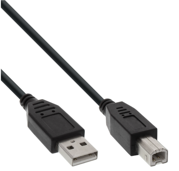 lastbil apt Kloster USB kabel 2.0 - USB-A han / USB-B han - 0.5 m - Av universe